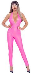 Cottelli Collection Cottelli Jumpsuit Hot Pink M