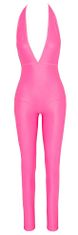 Cottelli Collection Cottelli Jumpsuit Hot Pink M