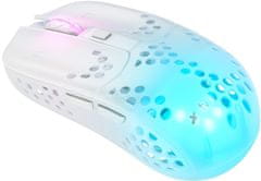 Xtrfy MZ1 Wireless, bílá (MZ1W-RGB-WHITE)