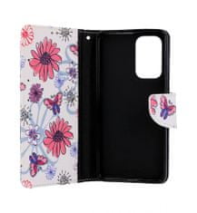 TopQ Pouzdro Samsung A53 5G knížkové Flowers 73540