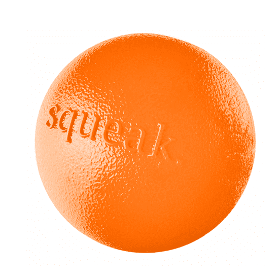 Planet Dog Orbee-Tuff Ball Squeak pískací 8cm oranžový