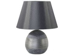 Beliani Luxusní stříbrná noční stolní lampa SADO