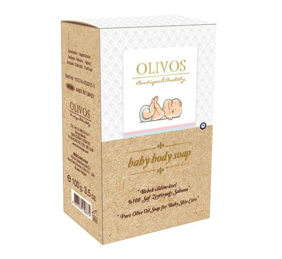 OLIVOS Baby Body dětské mýdlo s olivovým olejem, 100g