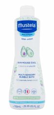 Mustela 750ml bébé multi-sensory bubble bath, sprchový gel