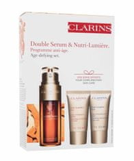 Clarins 50ml double serum & nutri-lumiére programme