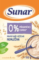 Sunar první kaše rýžová nemléčná 3 x 220 g