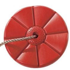 Kaxl Houpačka - disk plastový "květina", lano PP10 Barva: Červená 150.001.001.001