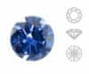 5ks crystal sapphire blue 206 round brilliant cut