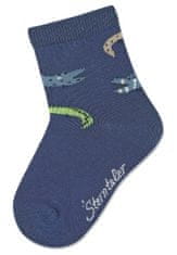 Sterntaler ponožky chlapecké 3 páry tmavě modré, džíp, krokodýl 8322221, 22