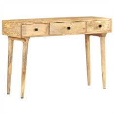 shumee Konzolový stolek 115 x 35 x 76 cm masivní mangovníkové dřevo