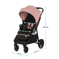 Kinderkraft stroller Grande PLUS 2022 grey - zánovní