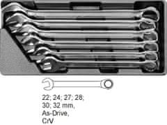 YATO Zásuvkové vložky s plochou čepelí 6 Elem. 22-32Mm 5532