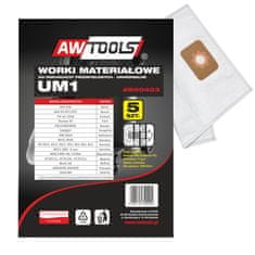 awtools MIKROVLÁŠTNÍ TAŠKY AWTOOLS, sada 5 ks. UM1, GAS35