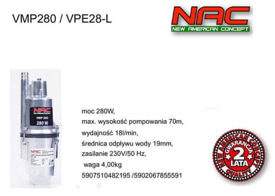 NAC NAC MEMBRÁNOVÉ ČERPADLO 280W VPE28-L