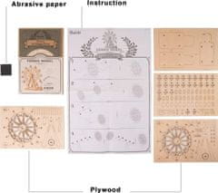 Robotime Rolife 3D dřevěné puzzle Ruské kolo 120 dílků