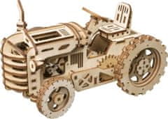 Robotime Rokr 3D dřevěné puzzle Traktor 135 dílků