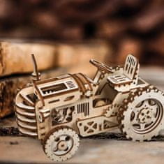 Robotime Rokr 3D dřevěné puzzle Traktor 135 dílků