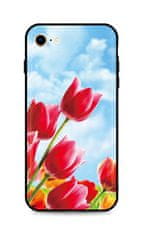 TopQ Kryt iPhone SE 2022 silikon Tulips 74505