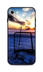 TopQ Kryt iPhone SE 2022 silikon Hockey Sunset 74397