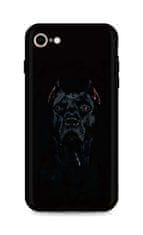 TopQ Kryt iPhone SE 2020 silikon Dark Pitbull 49322