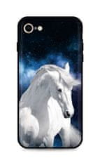 TopQ Kryt iPhone SE 2022 silikon White Horse 74502