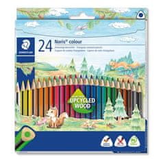 Staedtler Barevné pastelky "Noris Colour", 24 barev, trojhranné 187 C24