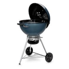 Weber Gril Master-Touch GBS C-5750 , průměr 57 cm, šedo-modrý s čistícím systémem