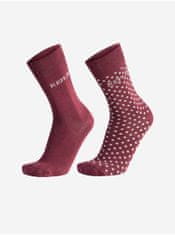 Replay Sada dvou párů ponožek ve vínové barvě Replay 43-46