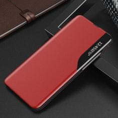 OEM Knížkové pouzdro s imitací kůže na Xiaomi Poco X4 NFC Red