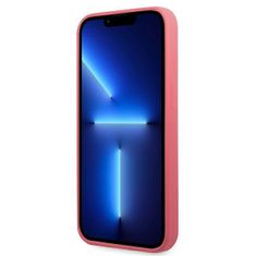 Karl Lagerfeld KLHCP13LSLMP1PI hard silikonové pouzdro iPhone 13 / 13 Pro 6.1" fuchsia Silicone Plaque