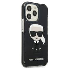 Karl Lagerfeld KLHCP13XTPEIKK hard silikonové pouzdro iPhone 13 Pro MAX 6.7" black Iconik Karl