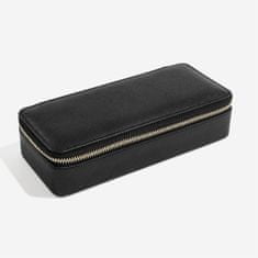 Stackers , Velká cestovní šperkovnice Black Large Zipped Jewellery Box | černá 75392