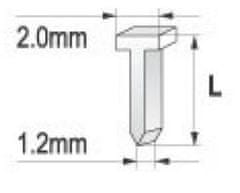 Licota Svorky nail - 1000 ks - LIAGNNA14