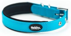 Nobby Obojek pro psa z PVC Cover SM světle modrý