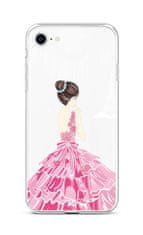 TopQ Kryt iPhone SE 2022 silikon Pink Princess 74000