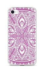 TopQ Kryt iPhone SE 2022 silikon Violet Mandala 73954