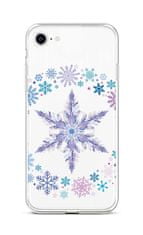 TopQ Kryt iPhone SE 2022 silikon Snowflake 73956