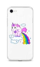 TopQ Kryt iPhone SE 2022 silikon Rainbow Disaster 74028