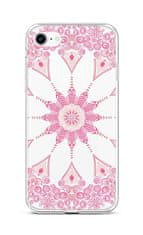 TopQ Kryt iPhone SE 2022 silikon Pink Mandala 73966