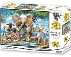 Prime 3D Puzzle Africký úsměv 3D 63 dílků