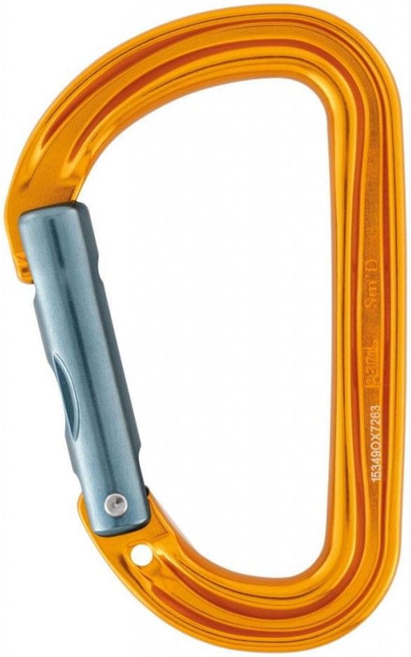 Petzl Sm´D Wall Stříbrná/oranžová