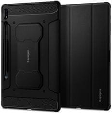 Spigen ochranný kryt Rugged Armor pro Samsung Galaxy Tab S7+, černá