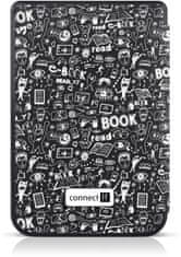 Connect IT Doodle pouzdro pro PocketBook 616/627/628/632, černá