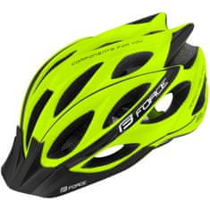 Force Přilba Bull - fluo-černá - Velikost S-M (54-58 cm)