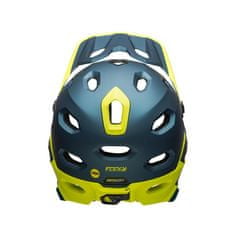 Bell Přilba Super DH Spherical - integrálka, Mat/Glos Blue/Hi-Viz - Velikost M (55- 59cm)