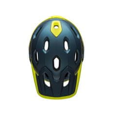 Bell Přilba Super DH Spherical - integrálka, Mat/Glos Blue/Hi-Viz - Velikost M (55- 59cm)