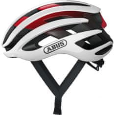 Abus Přilba AirBreaker - white red - Velikost L (58- 62cm)