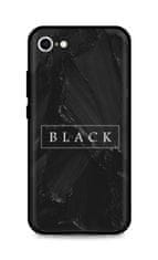 TopQ Kryt LUXURY iPhone SE 2022 pevný Black 74117