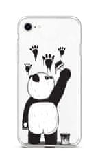 TopQ Kryt iPhone SE 2022 silikon Rebel Panda 73947