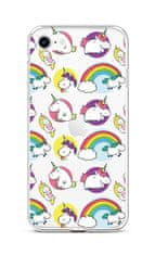 TopQ Kryt iPhone SE 2022 silikon Chunky Unicorns 73950